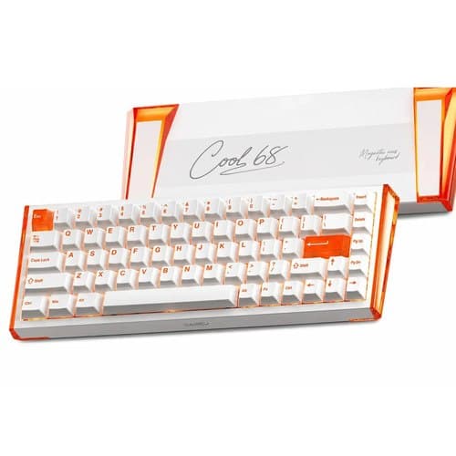 Teclado Gamer Magnético Dareu Cool68 Blazing Orange