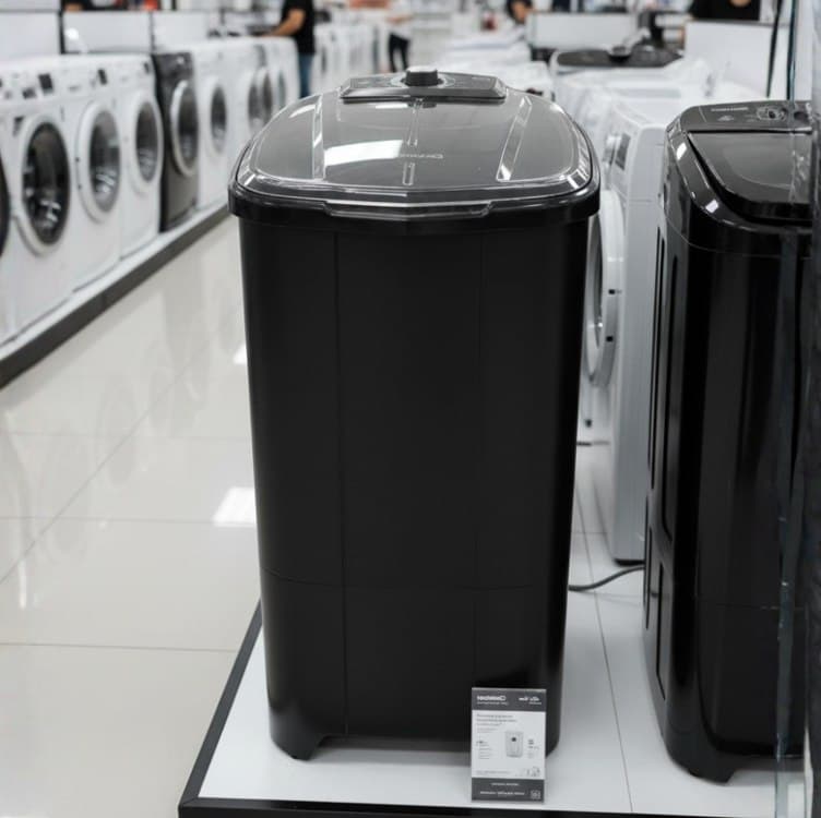 Lavadora Roupa 10Kg Newmaq Preta 127V