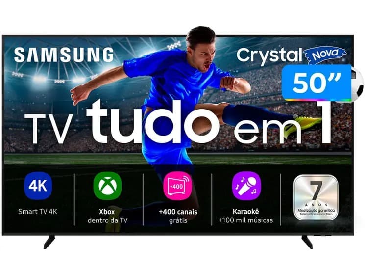 Smart TV 50 Samsung UHD 4K Crystal U8600F UN50U8600FGXZD