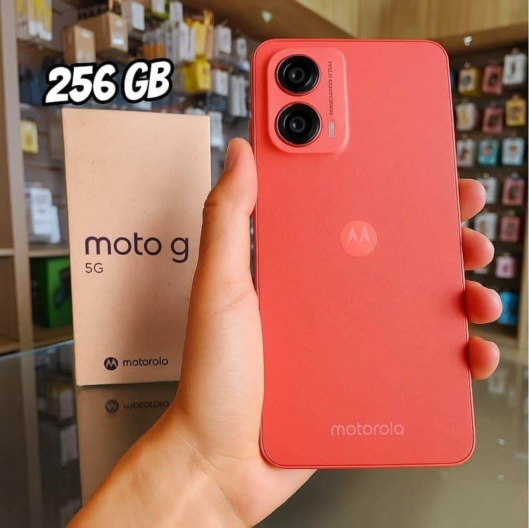 Smartphone Motorola Moto g35 5G - 256GB 12GB (4GB RAM+8GB Ram Boost) e Camera 50MP com AI NFC Tela 6.7" com Superbrilho - Cinza Vegan Leather