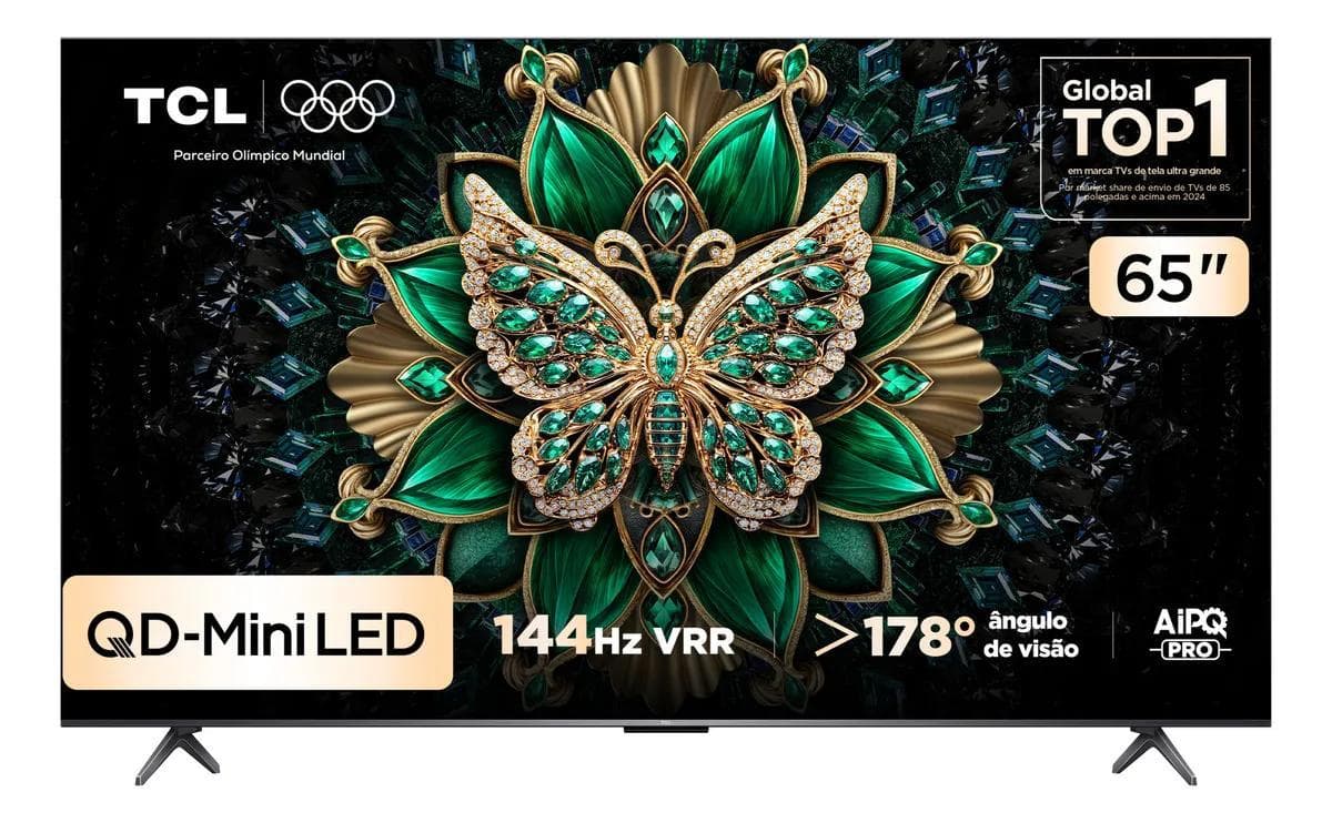 Smart Tv TCL 65'' 4K 120Hz Premium QD-Mini LED (C6K)
