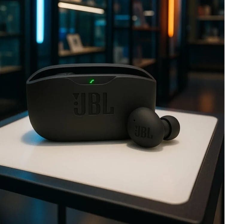 Fone De Ouvido Sem Fio, Jbl, Bluetooth, Wave Buds 2, Intra Auricular, Sem Fio, Resistente À Água E Poeira - Preto