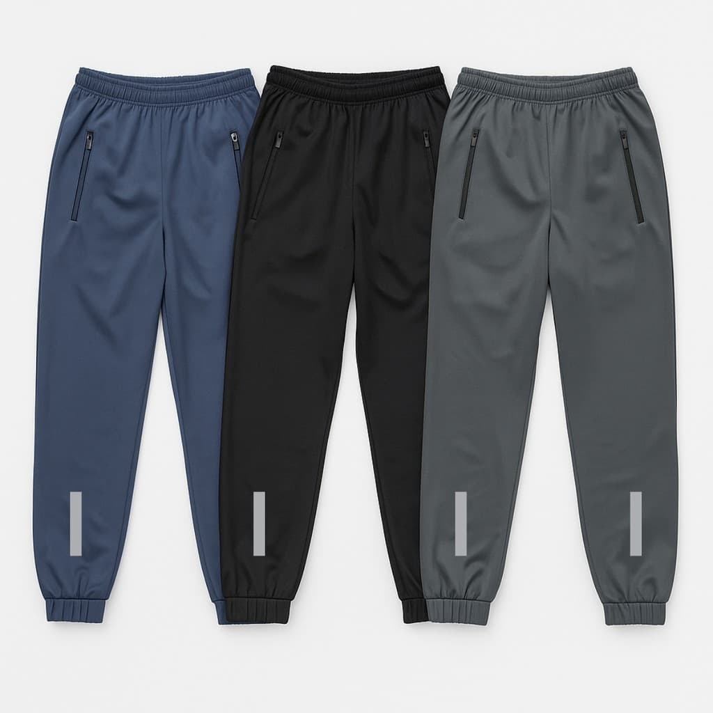 Kit Calças Chimpa Academia Masculina Adulta com Bolso Zíper Flanelada Jogger Quentinha