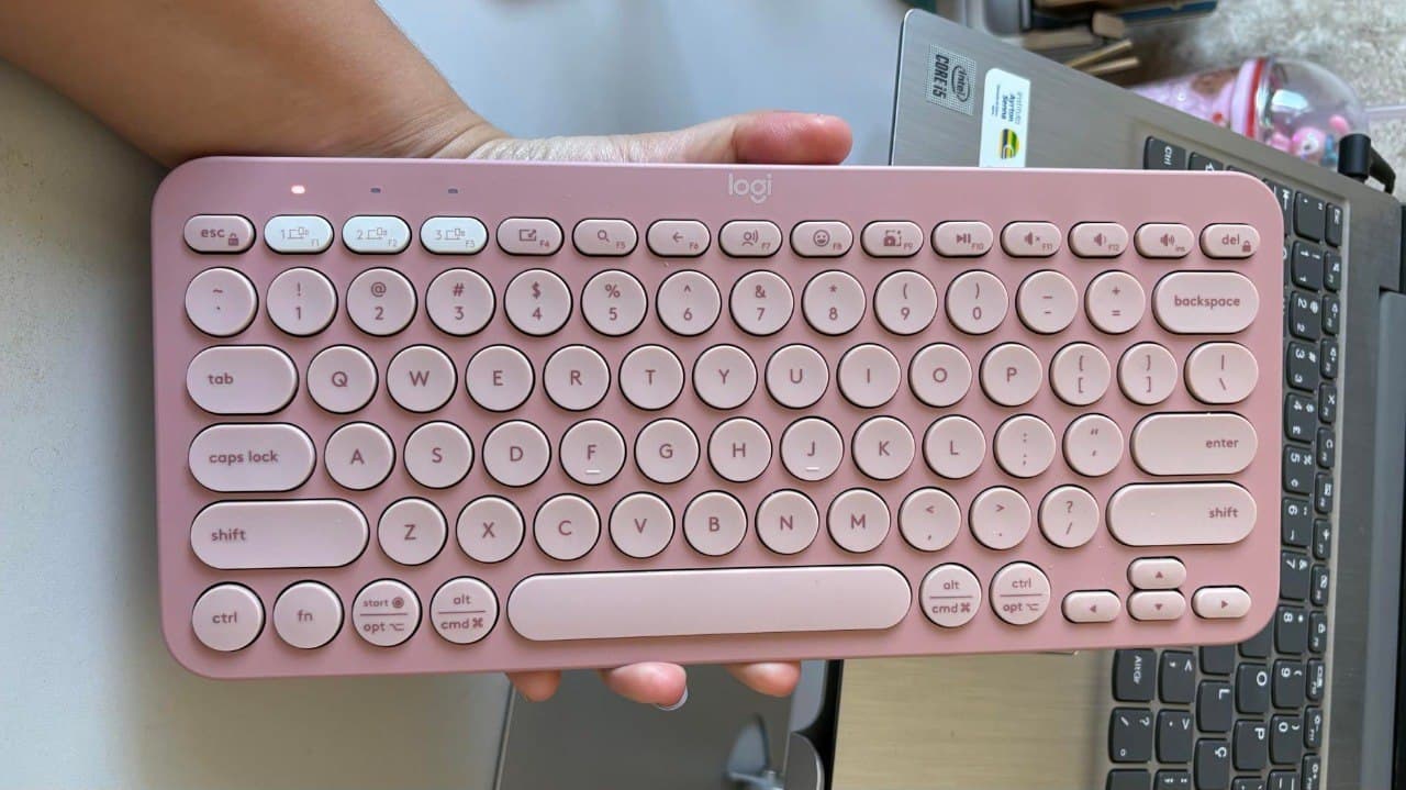 Teclado sem fio Logitech Pebble Keys 2 K380s Layout US