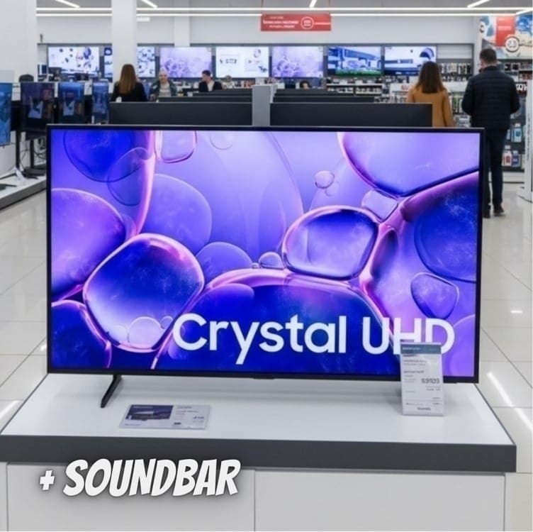 Samsung Smart TV 43" Crystal UHD 4K U8600F 2025